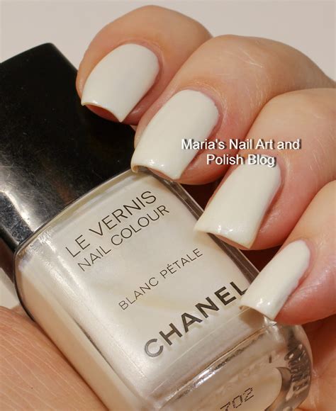 chanel le vernis nail colour blanc petale|chanel 505 nail polish.